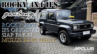 ROCKY 4X4 IFS GANTENG ROCKY TH 2001 IFS ORIGINALAN SEMUA SIAP PAKAI MULUSRAPISEHAT 215JT NEGO [upl. by Lenox]