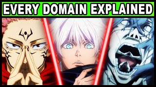 Every Domain Expansion Explained  Jujutsu Kaisen All Domain Expansions and Their Powers  JJK [upl. by Plante]