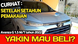 Kelebihan amp kekurangan TOYOTA avanza 15 G MT 2022  pemakaian 1 tahun  Otobecas [upl. by Esilram]