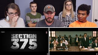 Section 375 Official Trailer REACTION  Akshaye Khanna Richa ChadhaAjay Bahl [upl. by Pierrepont]