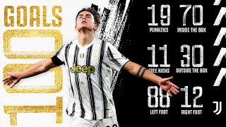 PAULO DYBALA SCORES 100TH JUVENTUS GOAL  ALL 100 GOALS  JOYA100 💎⚽️ [upl. by Thacher]