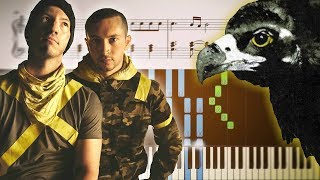 SMITHEREENS Twenty One Pilots  Piano Tutorial  SHEETS [upl. by Yessej]