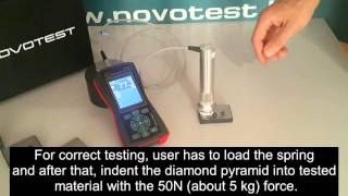 Correct UCI probe use for accurate results NOVOTEST TU3 [upl. by Newmann]