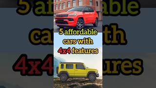 5 affordable cars with 4x4 features  4x4 cars in budget viral ytshort shorts [upl. by Bucky601]