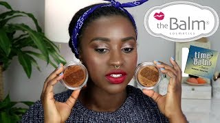 Review  1st Impression  The Balm Cosmetics TimeBalm Foundation amp Concealer Dark Skin [upl. by Beberg765]