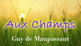 Livre audio  Aux Champs Guy de Maupassant [upl. by Alexia503]