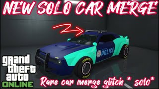 Best solo car merge glitch gta 5 online new and EZ 100working 🔥 [upl. by Greenstein448]