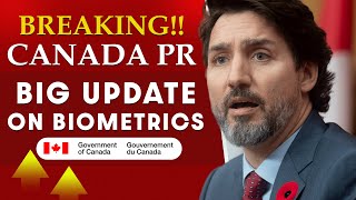 Canada PR Big Update on Biometrics  Canada PR Process  IRCC  Canada Immigration News [upl. by Enilram]