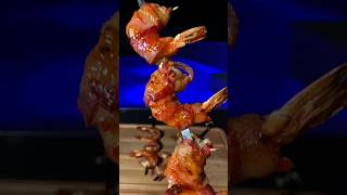 Pinchos de Camarones envueltos en BACON pinchos camarones bacon [upl. by Searby]