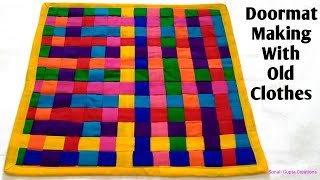 Doormat Making At HomeDoor matPaydan Banane Ka TarikaDIY Doormat IdeaHow To Make Doormat At Home [upl. by Laurentium]