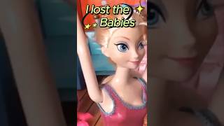 Has Elsa Lost the Twins  Where are the babies  barbie shorts dolls elsaandanna [upl. by Nomolas]