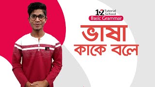 ভাষা কাকে বলে ব্যাকরণ কাকে বলে what is language vasha kake bole  Basic grammar Asif Mollik [upl. by Bartholomeo]