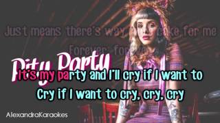 Melanie Martinez  Pity Party KaraokeInstrumental [upl. by Enaile]