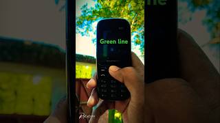 Green line in feature phoneshorts viralvideo featurephone greenline new shortvideo [upl. by Egamlat]