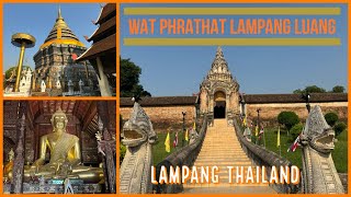 Wat Phra That Lampang Luang  13th Century Fortified Temple amp Local Market  Lampang Thailand 2024 [upl. by Aicsila6]