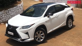 Lexus RX450h  First Drive Review India [upl. by Nednarb]