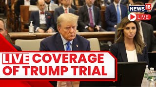 Donald Trump LIVE  Donald Trumps New York Business Fraud Trial LIVE  Trump Trial News LIVE  N18L [upl. by Narrat877]