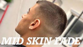 MID SKIN FADE TUTORIAL [upl. by Goebel]