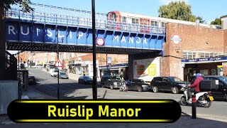 Tube Station Ruislip Manor  London 🇬🇧  Walkthrough 🚶 [upl. by Tebor]