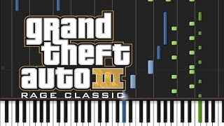 GTA 3  Main Title Theme Easy Piano Tutorial ♫ [upl. by Fontana663]