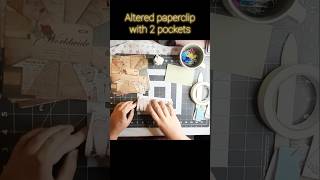 DoublePocket Altered Paperclip Tutorial  Easy DIY for Junk Journals [upl. by Nylitak]