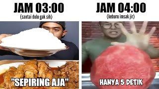 Sahur jam 3 pagi vs jam 4 pagi Dikejar imsak njir [upl. by Weissmann]