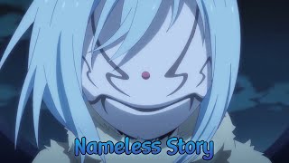 『Lyrics AMV』 Tensei Shitara Slime Datta Ken OP 1 Full 【 Nameless Story  Takuma Terashima 】 [upl. by Eilsek868]