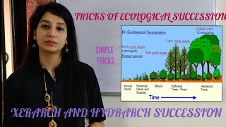 Tricks of ECOLOGICAL SUCCESSION HYDRARCH amp XERARCH SUCCESSIONPLANT SUCCESSIONEcologyNEETCLASS12 [upl. by Ardell]