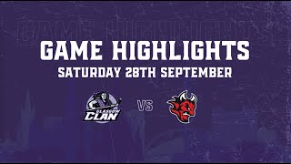 HIGHLIGHTS 280924  Glasgow Clan 1 Cardiff Devils 3 [upl. by Freemon]