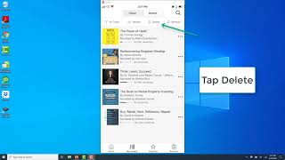 Delete a downloaded Audible audiobook from your iPhone [upl. by Ahsienroc]