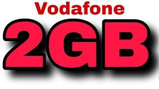 Vodafone bedava Hediye internet 2 GB 😍 Yapmayanlar Yapsın [upl. by Sokil]