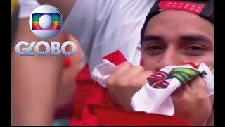 quotCONTIGO PERUquot  TV BRASILEÑA RINDE HOMENAJE A HINCHADA PERUANA EN RUSIA [upl. by Magdalene244]