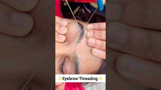 eyebrow threading eyebrow tutorialeyebrowthreadingtutorialforbeginners eyebrowthreading shorts [upl. by Trevorr618]