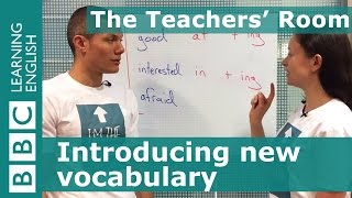 The Teachers Room Introducing new vocabulary [upl. by Aikam327]