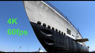 USS Drum SS228 WWII Submarine Tour 4K 60fps [upl. by Bottali]