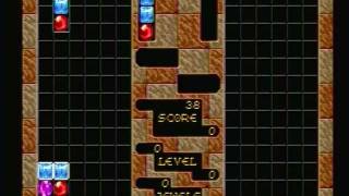 Columns Sega Genesis Gameplay [upl. by Lagiba241]