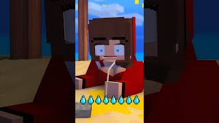 How To SURVIVE on an ISLAND Poor Girl amp JJ and Mikey Baby Challenge Minecraft Animation minecraft [upl. by Bowers]