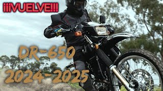 🔴¡LANZAMIENTO  DR650 modelo 2024 👉 Vuelve YA ES OFICIAL  TODO SOBRE LA MOTO [upl. by Ap260]