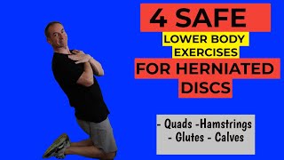 Leg Training With A Herniated Disc 4 Safe And Effective Exercises [upl. by Anawait]