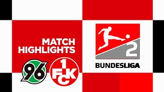 Hannover vs 1 FCK  Highlights  2 Bundesliga 202425 [upl. by Ayifas]