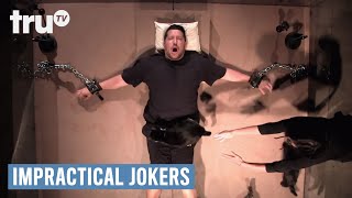 Impractical Jokers  Creepy Cat Attack Punishment  truTV [upl. by Ordnassela]