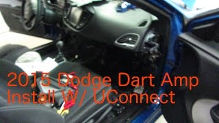 2015 Dodge Dart Amp Install Tips [upl. by Ngo362]