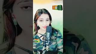 Sandese Aate Hai Hume Tadapte Hai Song By Geetal 💓❤️ Jay Hind 🇮🇳🇮🇳🇮🇳✨ titlesong [upl. by Spalla]