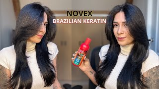 QUERATINA LÍQUIDA NOVEX BRAZILIAN KERATIN  MAX KERATIN RECONSTRUÇÃO CAPILAR  Por jessicatthings [upl. by Erdnaet]