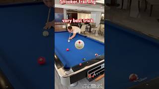 Snooker training 💪 snooker pool tricks 😱 billiards snooker snookertraining [upl. by Leirza325]