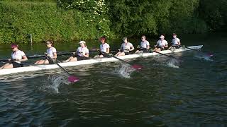 St Catharines W1 Division 1 Thursday Cambridge May Bumps 2023 slow motion [upl. by Ellatnahc]