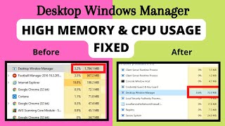 FIXED Desktop Windows Manager DWMexe High Memory amp CPU Usage [upl. by Epilef]