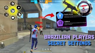 No Recoil Secret Settings 🇧🇷⚙️ freefire [upl. by Crockett]