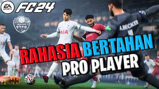 CARA BERTAHAN PRO PLAYER DI EA FC 24 TIPS amp TRICKS DEFENDING [upl. by Elleahcim]