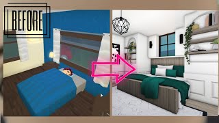 Renovating the Starter House  ROBLOX Bloxburg   Layout [upl. by Ahseeyt]